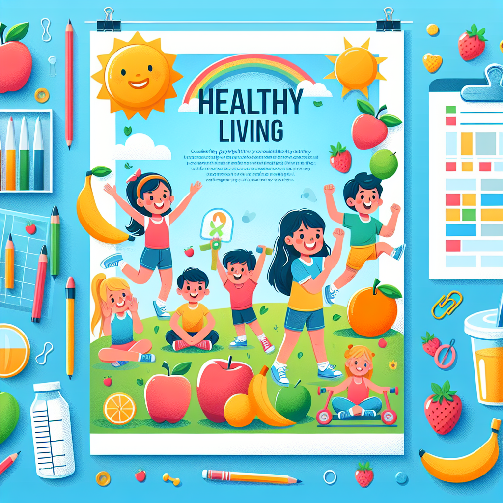 Tips Menyusun Poster Hidup Sehat untuk Anak SD agar Lebih Menarik dan