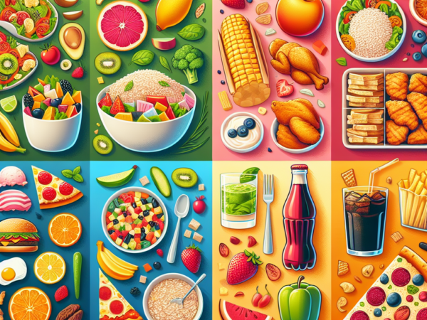 10 Contoh Gambar Makanan Sehat dan Tidak Sehat yang Perlu Anda Tahu