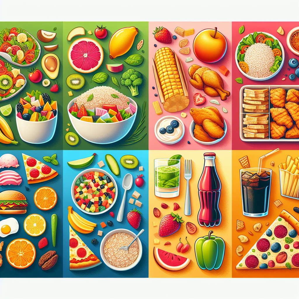 10 Contoh Gambar Makanan Sehat dan Tidak Sehat yang Perlu Anda Tahu