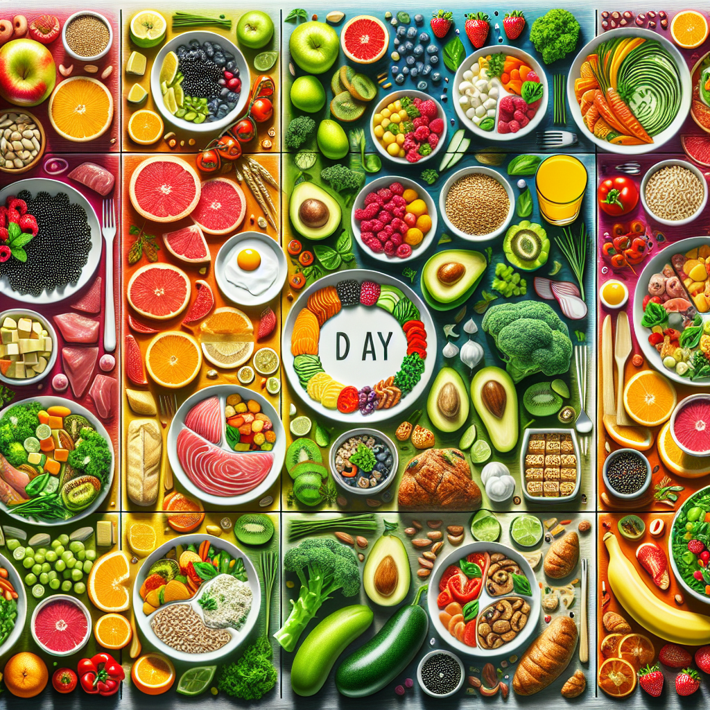 7-Day Meal Plan: Embrace the 4 Healthy 5 Perfect Dishes for a Balanced Diet