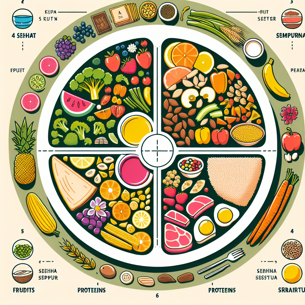 Guidelines to the 4 Sehat 5 Sempurna Food Model and Examples